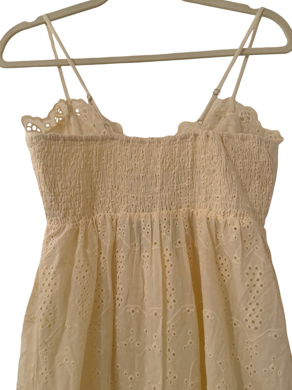 Heartloom Annie Eyelet Maxi Dress Ecru NWT - Picture 8 of 13